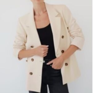 AYR double breasted blazer NWOT